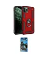 ieg™ iPhone 11 Pro Max Kılıf Ahenk Klasik Koleksiyonu - Siyah 34D Izgaralı Cam