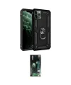ieg™ iPhone 11 Pro Max Kılıf Ahenk Klasik Koleksiyonu - Siyah 360 Mat Full Body Arka Koruyucu