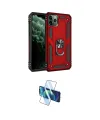 ieg™ iPhone 11 Pro Max Kılıf Ahenk Klasik Koleksiyonu - Siyah 3D Antistatik Cam Ekran Koruyucu