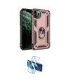 ieg™ iPhone 11 Pro Max Kılıf Ahenk Klasik Koleksiyonu - Siyah 3D Antistatik Cam Ekran Koruyucu