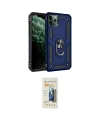 ieg™ iPhone 11 Pro Max Kılıf Ahenk Klasik Koleksiyonu - Siyah 6D Mat Seramik Hayalet Nano Ekran Koruyucu