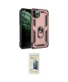 ieg™ iPhone 11 Pro Max Kılıf Ahenk Klasik Koleksiyonu - Siyah 6D Mat Seramik Hayalet Nano Ekran Koruyucu
