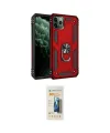 ieg™ iPhone 11 Pro Max Kılıf Ahenk Klasik Koleksiyonu - Siyah 6D Mat Seramik Hayalet Nano Ekran Koruyucu