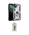 ieg™ iPhone 11 Pro Max Kılıf Ahenk Klasik Koleksiyonu - Siyah Polymer Nano Ekran Koruyucu