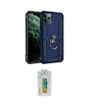 ieg™ iPhone 11 Pro Max Kılıf Ahenk Klasik Koleksiyonu - Siyah Polymer Nano Ekran Koruyucu