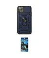 ieg™ iPhone 11 Pro Max Kılıf Ahenk Klasik - Siyah 34D Izgaralı Cam