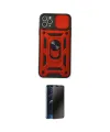 ieg™ iPhone 11 Pro Max Kılıf Ahenk Klasik - Siyah 3D Antistatik Hayalet Cam Ekran Koruyucu