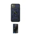 ieg™ iPhone 11 Pro Max Kılıf Ahenk Klasik - Siyah 3D Antistatik Hayalet Cam Ekran Koruyucu