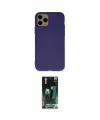 ieg™ iPhone 11 Pro Max Kılıf Ahenk Serisi - Şeffaf 360 Full Body Arka Koruyucu
