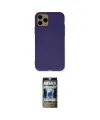 ieg™ iPhone 11 Pro Max Kılıf Ahenk Serisi - Siyah 34D Hayalet Izgaralı Cam