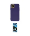 ieg™ iPhone 11 Pro Max Kılıf Ahenk Serisi - Siyah 34D Izgaralı Cam