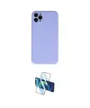ieg™ iPhone 11 Pro Max Kılıf Ahenk Serisi - Siyah 3D Antistatik Cam Ekran Koruyucu