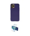 ieg™ iPhone 11 Pro Max Kılıf Ahenk Serisi - Siyah 3D Antistatik Cam Ekran Koruyucu