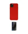 ieg™ iPhone 11 Pro Max Kılıf Ahenk Serisi - Siyah 3D Antistatik Hayalet Cam Ekran Koruyucu