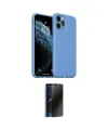 ieg™ iPhone 11 Pro Max Kılıf Ahenk Serisi - Siyah 3D Antistatik Hayalet Cam Ekran Koruyucu