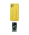 ieg™ iPhone 11 Pro Max Kılıf Akış Doku - Şeffaf 360 Full Body Arka Koruyucu