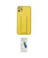 ieg™ iPhone 11 Pro Max Kılıf Akış Doku - Şeffaf Pasifik Cam Ekran Koruyucu