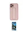 ieg™ iPhone 11 Pro Max Kılıf Akış Doku - Siyah 34D Izgaralı Cam