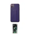 ieg™ iPhone 11 Pro Max Kılıf Akış Doku - Siyah 360 Mat Full Body Arka Koruyucu