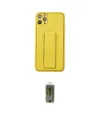 ieg™ iPhone 11 Pro Max Kılıf Akış Doku - Siyah Joko Magic 5D Hayalet Cam