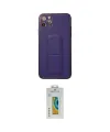ieg™ iPhone 11 Pro Max Kılıf Akış Doku - Siyah Polymer Nano Ekran Koruyucu