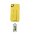 ieg™ iPhone 11 Pro Max Kılıf Akış Doku - Siyah Polymer Nano Ekran Koruyucu