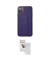 ieg™ iPhone 11 Pro Max Kılıf Akış Doku - Siyah Seramik Nano Ekran Koruyucu