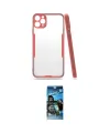 ieg™ iPhone 11 Pro Max Kılıf Atlas Asil Serisi - Siyah 34D Izgaralı Cam