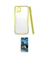 ieg™ iPhone 11 Pro Max Kılıf Atlas Asil Serisi - Siyah 34D Izgaralı Cam