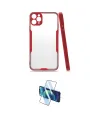 ieg™ iPhone 11 Pro Max Kılıf Atlas Asil Serisi - Siyah 3D Antistatik Cam Ekran Koruyucu