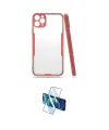 ieg™ iPhone 11 Pro Max Kılıf Atlas Asil Serisi - Siyah 3D Antistatik Cam Ekran Koruyucu