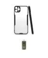 ieg™ iPhone 11 Pro Max Kılıf Atlas Asil Serisi - Siyah Joko Magic 5D Hayalet Cam