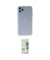 ieg™ iPhone 11 Pro Max Kılıf Atlas Minimal Prime - Siyah 20D Premium Cam Ekran Koruyucu