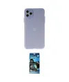 ieg™ iPhone 11 Pro Max Kılıf Atlas Minimal Prime - Siyah 34D Izgaralı Cam