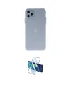 ieg™ iPhone 11 Pro Max Kılıf Atlas Minimal Prime - Siyah 3D Antistatik Cam Ekran Koruyucu