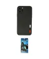 ieg™ iPhone 11 Pro Max Kılıf Doruk Asil Koleksiyonu - Siyah 34D Izgaralı Cam