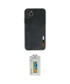 ieg™ iPhone 11 Pro Max Kılıf Doruk Asil Koleksiyonu - Siyah Polymer Nano Ekran Koruyucu