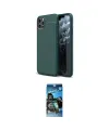 ieg™ iPhone 11 Pro Max Kılıf Doruk Klasik Özel Seri - Siyah 34D Izgaralı Cam