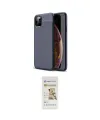 ieg™ iPhone 11 Pro Max Kılıf Doruk Klasik Özel Seri - Siyah Mat Seramik Nano Ekran Koruyucu