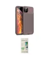 ieg™ iPhone 11 Pro Max Kılıf Eksen Form Prime - Siyah 20D Premium Cam Ekran Koruyucu