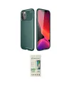 ieg™ iPhone 11 Pro Max Kılıf Eksen Form Prime - Siyah 20D Premium Cam Ekran Koruyucu