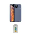 ieg™ iPhone 11 Pro Max Kılıf Eksen Form Prime - Siyah Polymer Nano Ekran Koruyucu