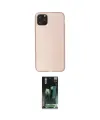 ieg™ iPhone 11 Pro Max Kılıf Kozmos Yansıma Özel Seri - Şeffaf 360 Full Body Arka Koruyucu