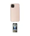 ieg™ iPhone 11 Pro Max Kılıf Kozmos Yansıma Özel Seri - Siyah 34D Hayalet Izgaralı Cam