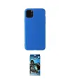 ieg™ iPhone 11 Pro Max Kılıf Kozmos Yansıma Özel Seri - Siyah 34D Izgaralı Cam