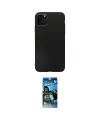 ieg™ iPhone 11 Pro Max Kılıf Kozmos Yansıma Özel Seri - Siyah 34D Izgaralı Cam