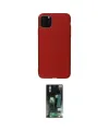 ieg™ iPhone 11 Pro Max Kılıf Kozmos Yansıma Özel Seri - Siyah 360 Mat Full Body Arka Koruyucu