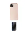ieg™ iPhone 11 Pro Max Kılıf Kozmos Yansıma Özel Seri - Siyah 3D Antistatik Hayalet Cam Ekran Koruyucu