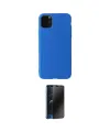 ieg™ iPhone 11 Pro Max Kılıf Kozmos Yansıma Özel Seri - Siyah 3D Antistatik Hayalet Cam Ekran Koruyucu