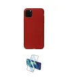 ieg™ iPhone 11 Pro Max Kılıf Kozmos Yansıma Özel Seri - Siyah 3D Antistatik Seramik Nano Ekran Koruyucu
